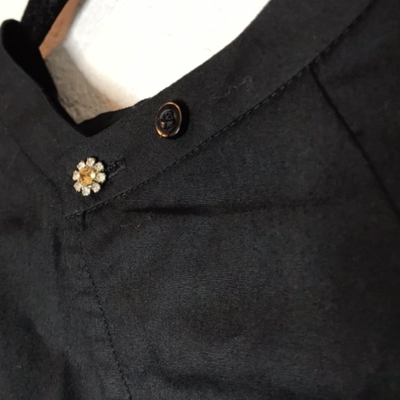 NWT Maje Black Open Back Blouse - Picture 5 of 6